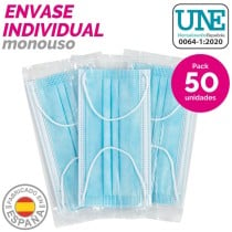 Box of hygienic masks SensiKare 50 Pieces (12 Units)