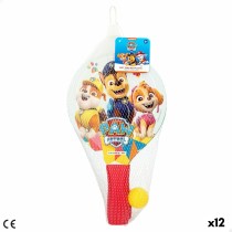 Raquettes de Plage The Paw Patrol Bois 18,5 x 31,5 x 0,5 cm (12 Unités)