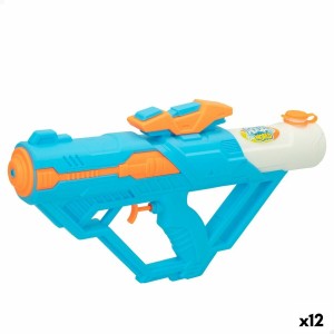 Pistolet à Eau Colorbaby 38 x 20 x 6,5 cm (12 Unités) Bleu Orange