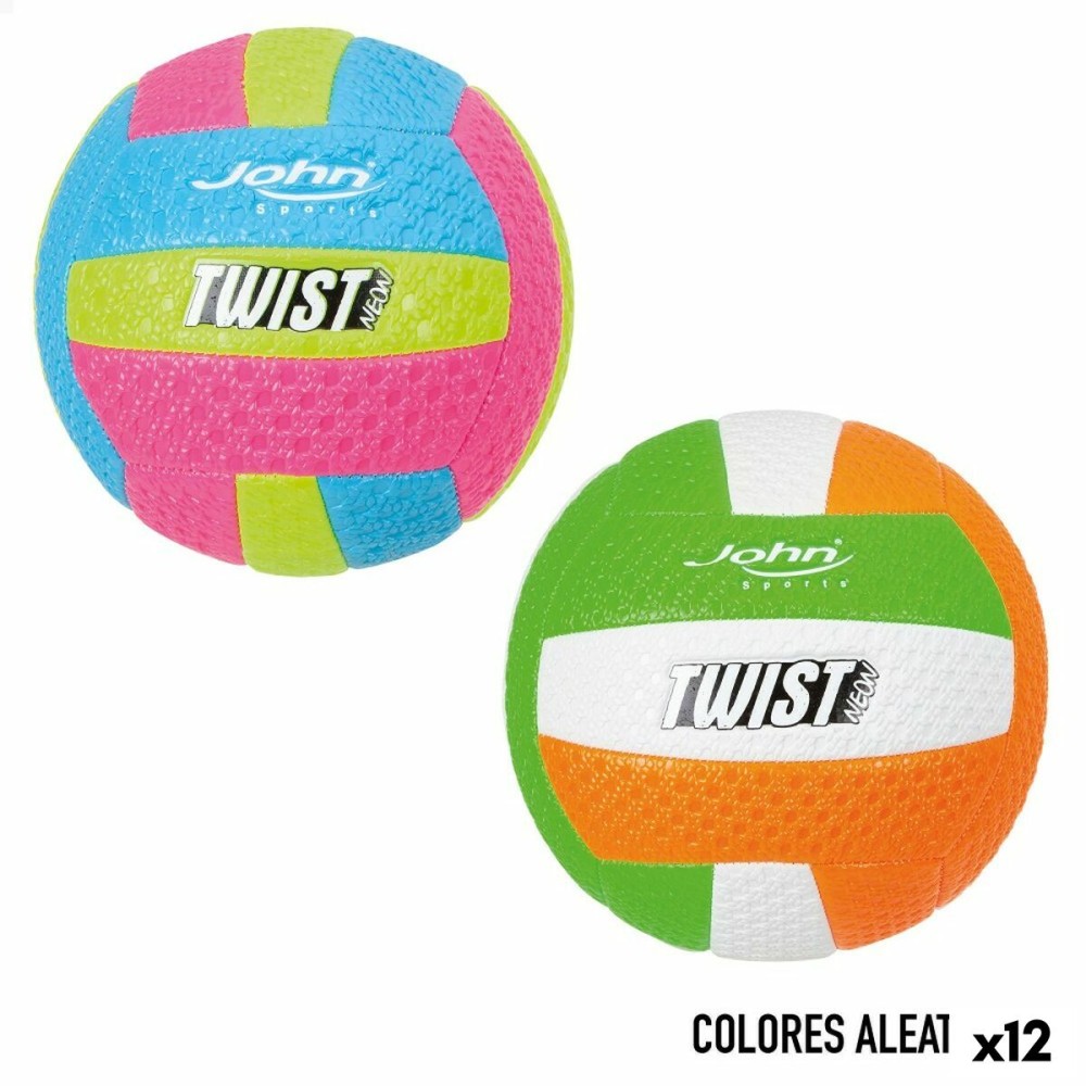 Ballon de Volleyball John Sports 5 Ø 22 cm (12 Unités)