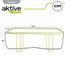 Étui de protection Aktive Tables Gris 180 x 60 x 110 cm (6 Unités)