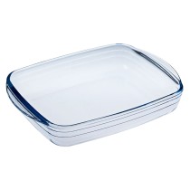 Moule rectangulaire Ô Cuisine Ocuisine Vidrio Transparent verre 23 x 15 x 5 cm Rectangulaire (6 Unités)