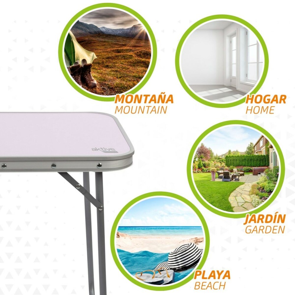 Folding Table Aktive 60 x 50 x 40 cm (4 Units)