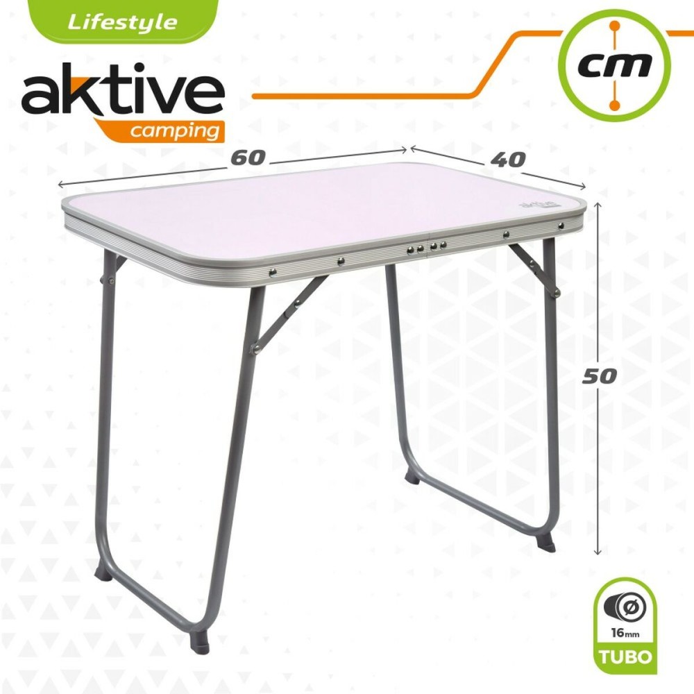 Folding Table Aktive 60 x 50 x 40 cm (4 Units)