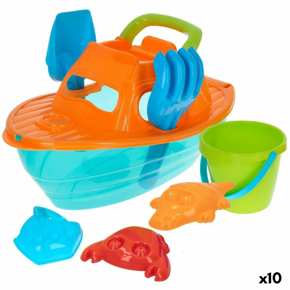 Set de jouets de plage Colorbaby polypropylène (10 Unités)