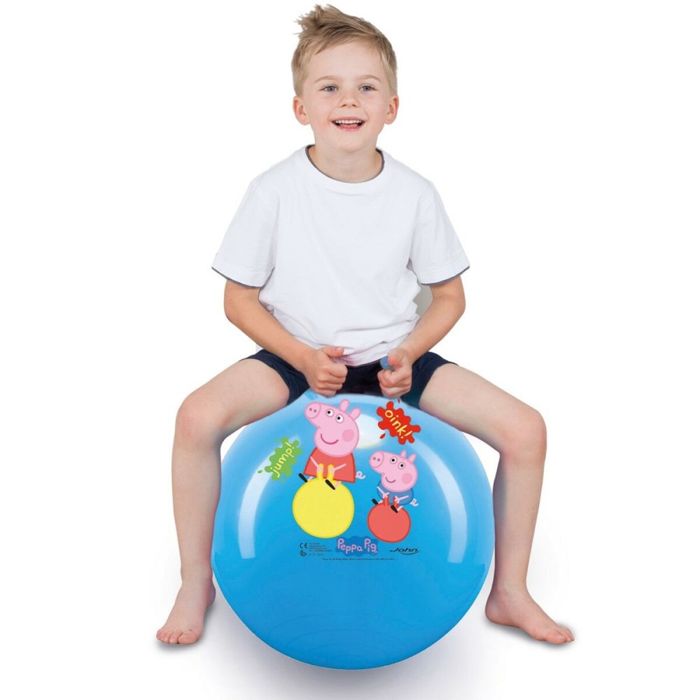 Springende Kugel Peppa Pig Ø 45 cm Blau (10 Stück)