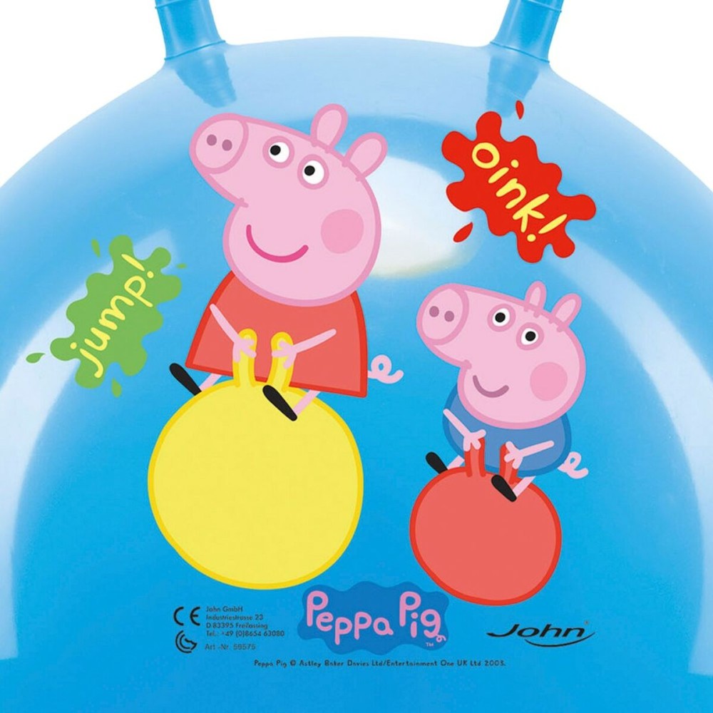 Boule à sauter Peppa Pig Ø 45 cm Bleu (10 Unités)