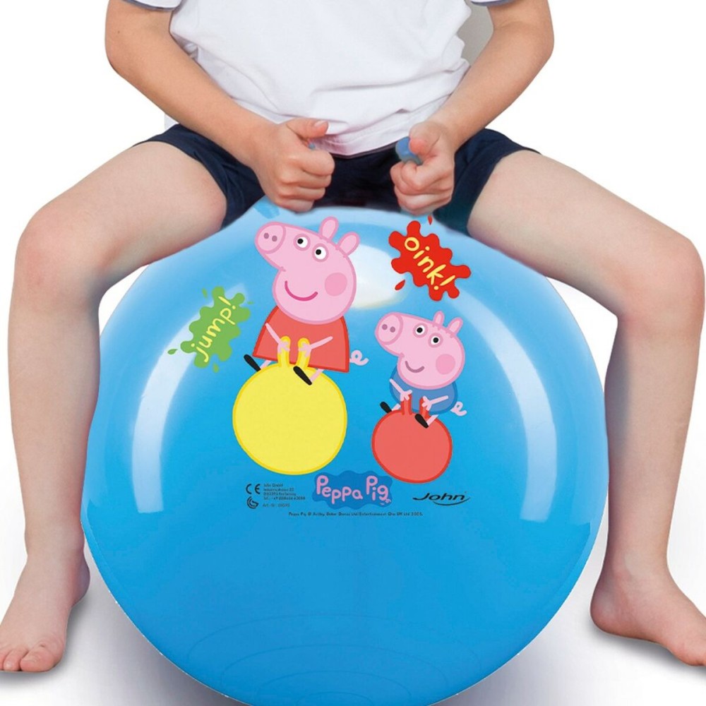 Boule à sauter Peppa Pig Ø 45 cm Bleu (10 Unités)