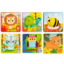 Puzzle Enfant Lisciani Tactile 24 Pièces 16 x 0,1 x 16 cm (6 Unités)