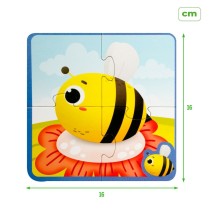 Puzzle Enfant Lisciani Tactile 24 Pièces 16 x 0,1 x 16 cm (6 Unités)