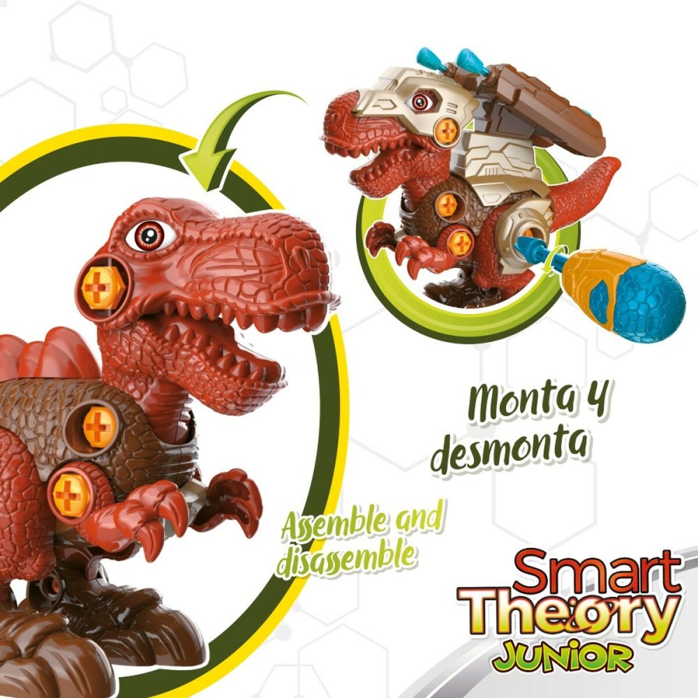 Set 2 Dinosaures Colorbaby 21 x 14 x 9,5 cm articulé Lance Projectiles 4 Unités Dinosaure