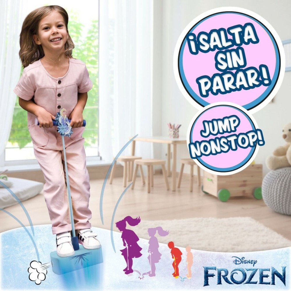 Bâton sauteur Frozen 3D Bleu Enfant (4 Unités)