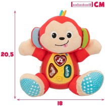 Soft toy with sounds Winfun Monkey 18 x 20,5 x 12,5 cm (6 Units)