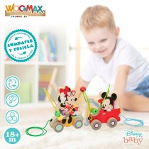 Pull-along toy Disney Wood (6 Units)