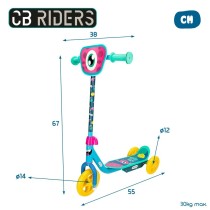 Trottinette Colorbaby Monstre (4 Unités)