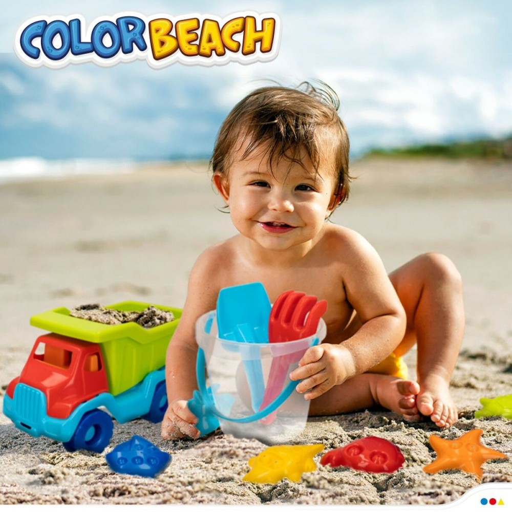 Beach toys set Colorbaby polypropylene (8 Units)