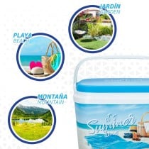 Tischtennis-Set Aktive Summer Beach Kunststoff 6 L 29 x 20 x 19,5 cm (8 Stück)