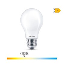 Lampe LED Philips Standard E 8,5 W E27 1055 lm Ø 6 x 10,4 cm (4000 K)