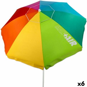 Parasol Aktive Multicouleur Acier 220 x 215 x 220 cm (6 Unités)