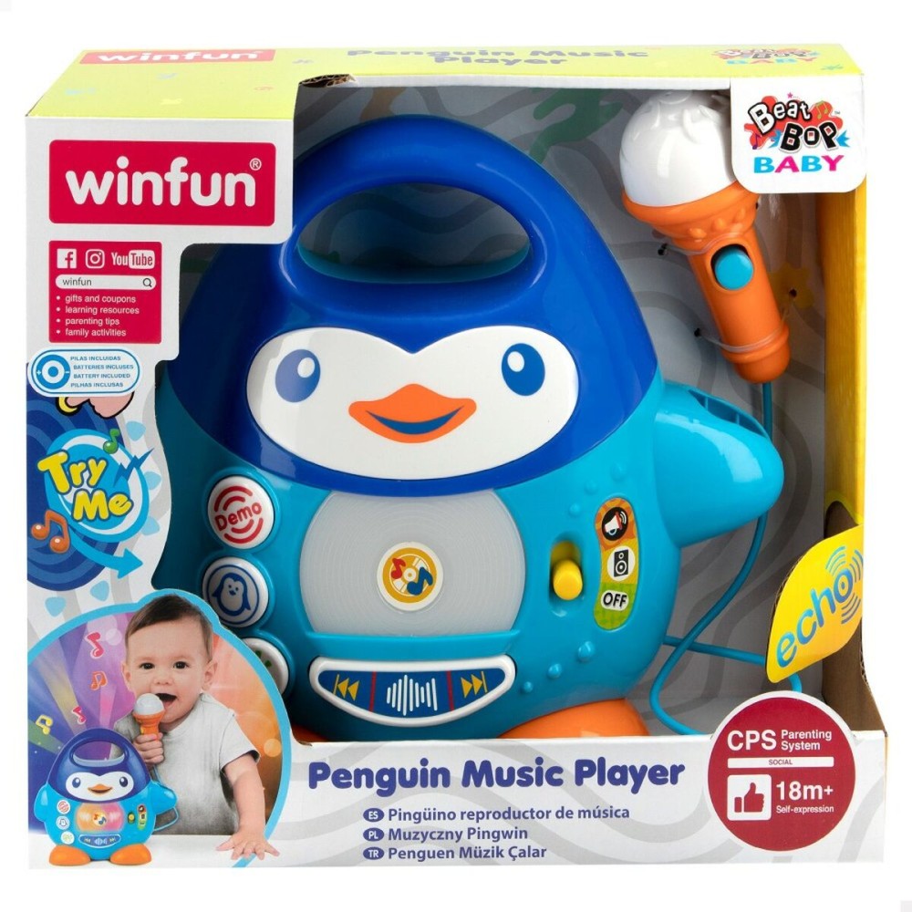 Karaoke Microphone Winfun Penguin 6 Units