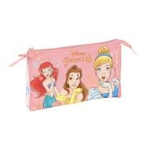 Dreifaches Mehrzweck-Etui Princesses Disney Dream it Rosa 22 x 12 x 3 cm