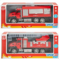 Camion de Pompiers Speed & Go 21 x 9,5 x 5,5 cm (6 Unités)