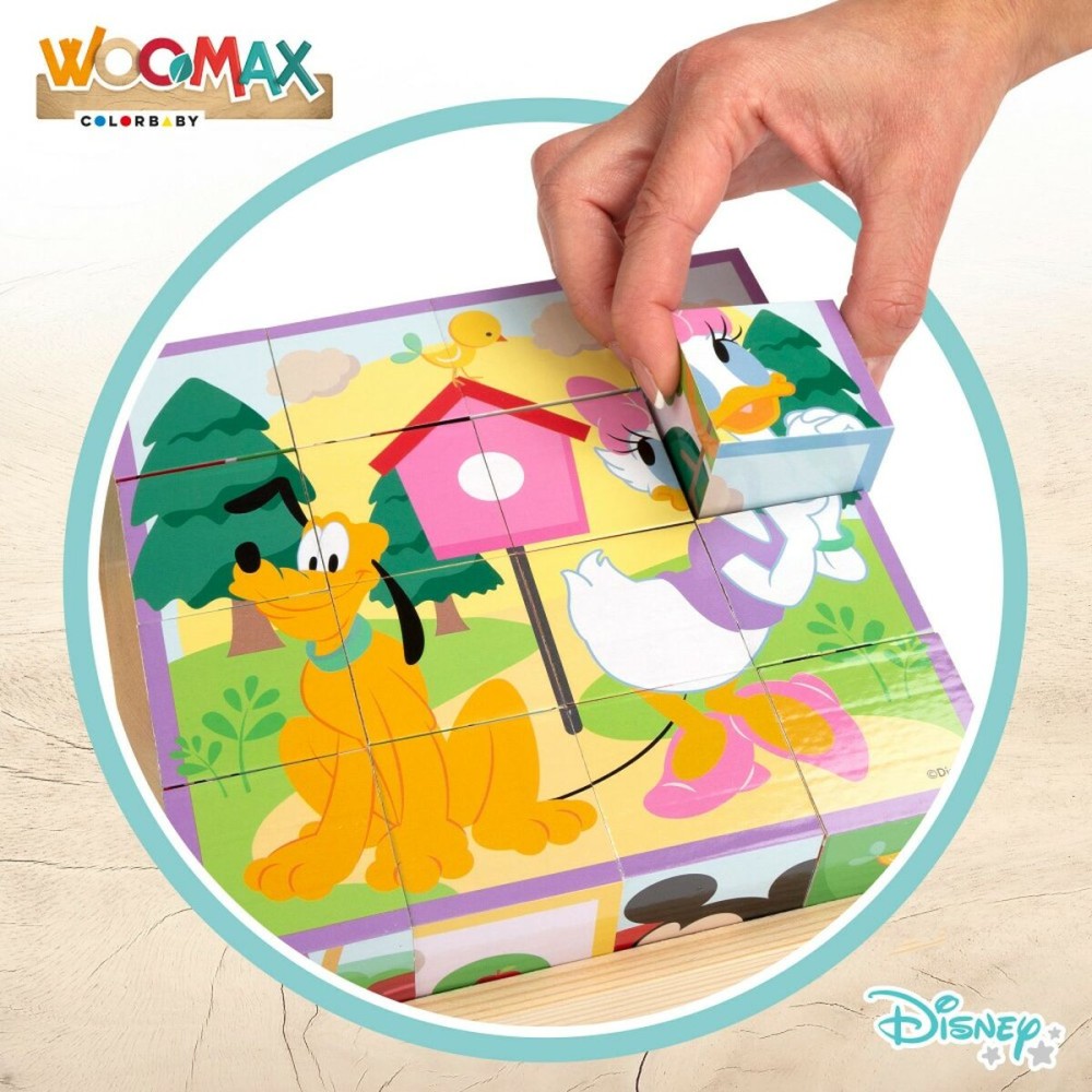 Puzzle enfant en bois Disney + 3 ans (6 Unités)