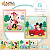 Puzzle enfant en bois Disney + 3 ans (6 Unités)