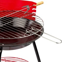 Grill Tragbarer Aktive Holz Eisen Ø 38 cm 37 x 61 x 45 cm (6 Stück) Rot