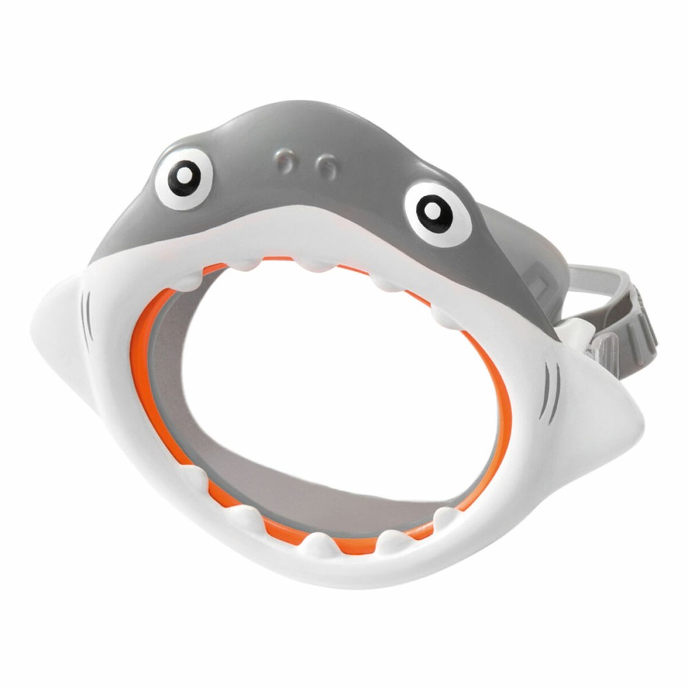 Masque de Plongée avec Tube pour Enfants Intex Requin (6 Unités)