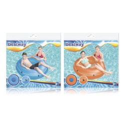 Bestway Flotteur Gonflable Lisse avec Corde Couleur Assortie D119 cm +12 Ans Plage et Piscine 36120