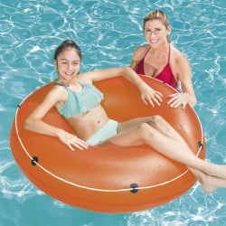 Bestway Flotteur Gonflable Lisse avec Corde Couleur Assortie D119 cm +12 Ans Plage et Piscine 36120