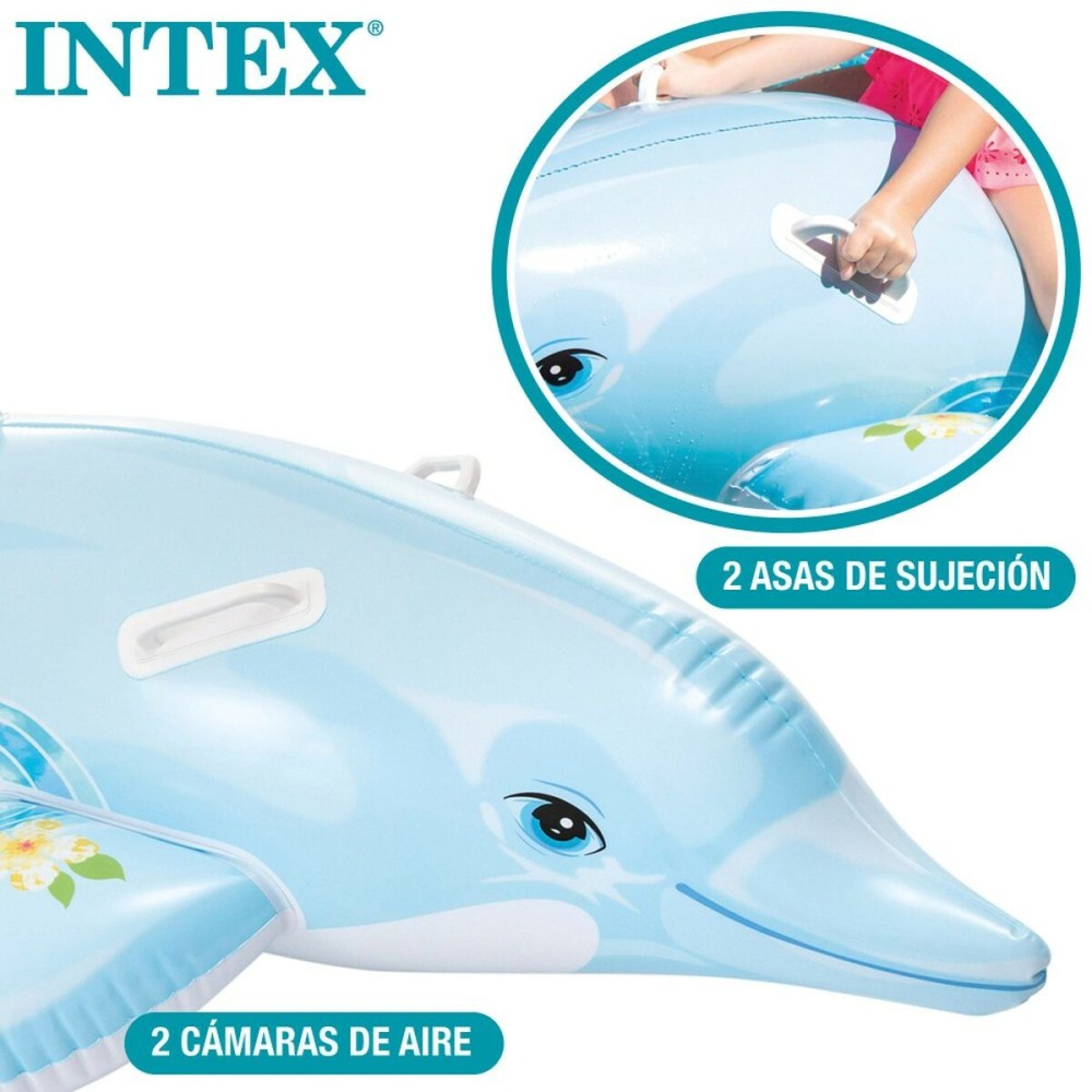 Inflatable pool figure Intex Dolphin 175 x 38 x 66 cm (6 Units)