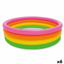 Inflatable Paddling Pool for Children Intex Sunset Rings 780 L 168 x 46 x 168 cm (6 Units)