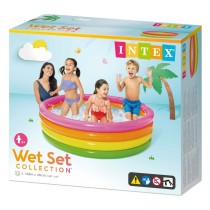 Inflatable Paddling Pool for Children Intex Sunset Rings 780 L 168 x 46 x 168 cm (6 Units)