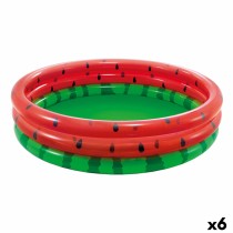 Aufblasbares Planschbecken für Kinder Intex Wassermelone Ringe 581 L 168 x 38 x 168 cm (6 Stück)