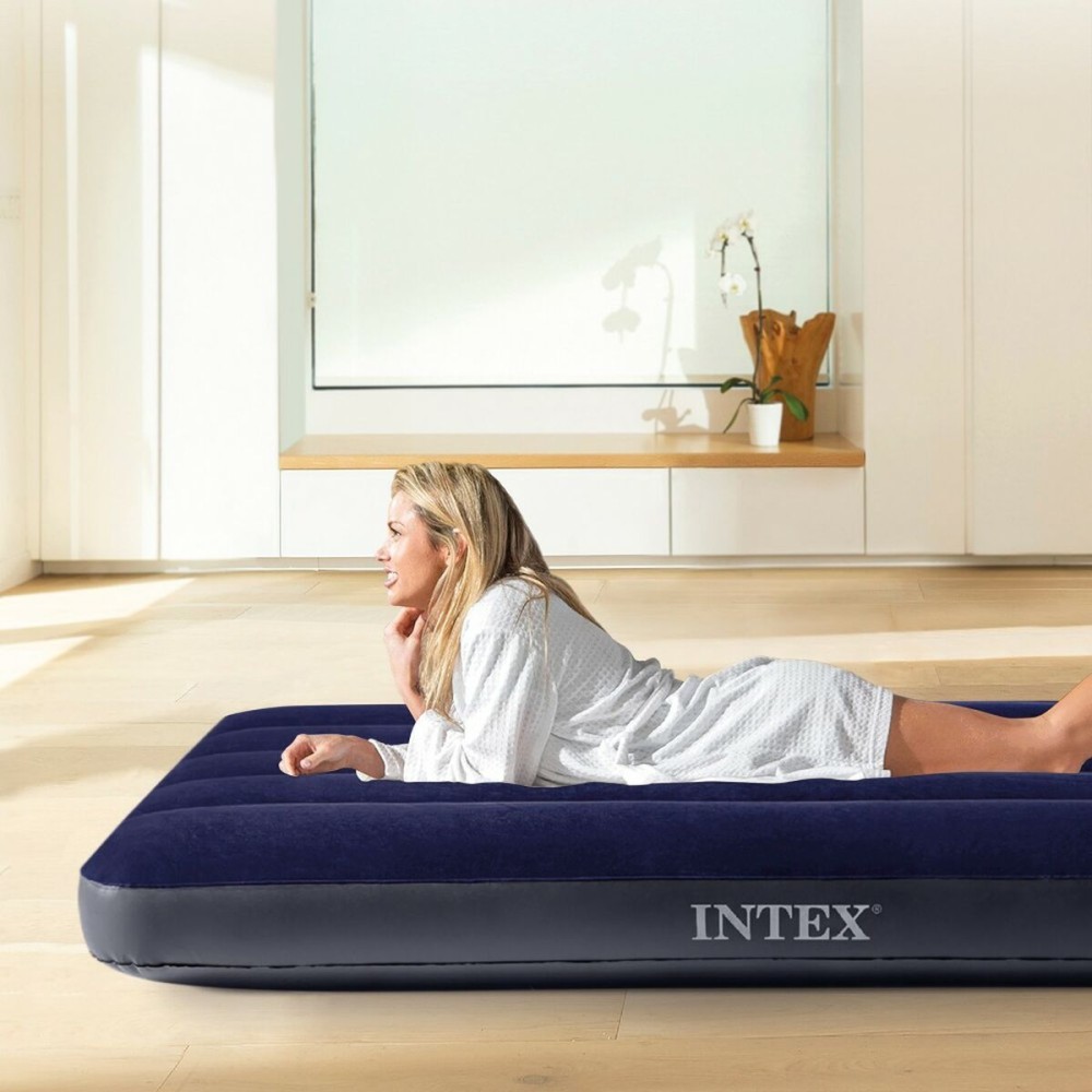 Air bed Intex CLASSIC DOWNY 76 x 25 x 191 cm (6 Unités)