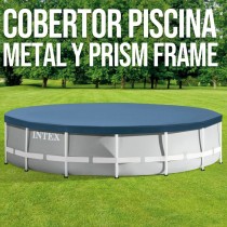 Swimming Pool Cover Intex 28030 METAL FRAME 305 x 25 x 305 cm