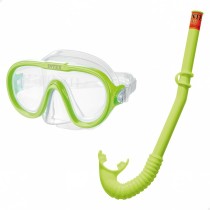 Masque de Plongée avec Tube Intex Adventurer Vert