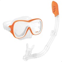 Masque de Plongée avec Tube Intex Wave Rider Orange