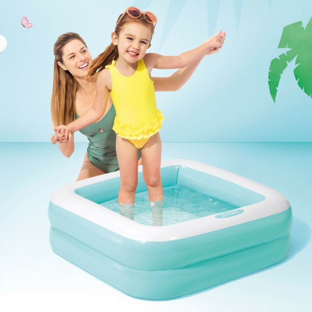 Inflatable Paddling Pool for Children Intex Squared 57 L 86 x 25 x 86 cm (6 Units)