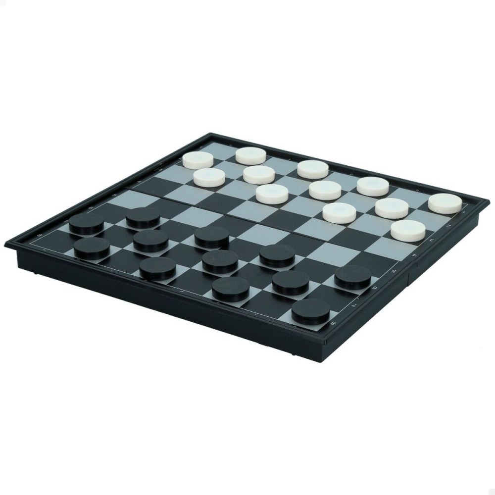 Chess and Checkers Board Colorbaby Plastic (6 Units)