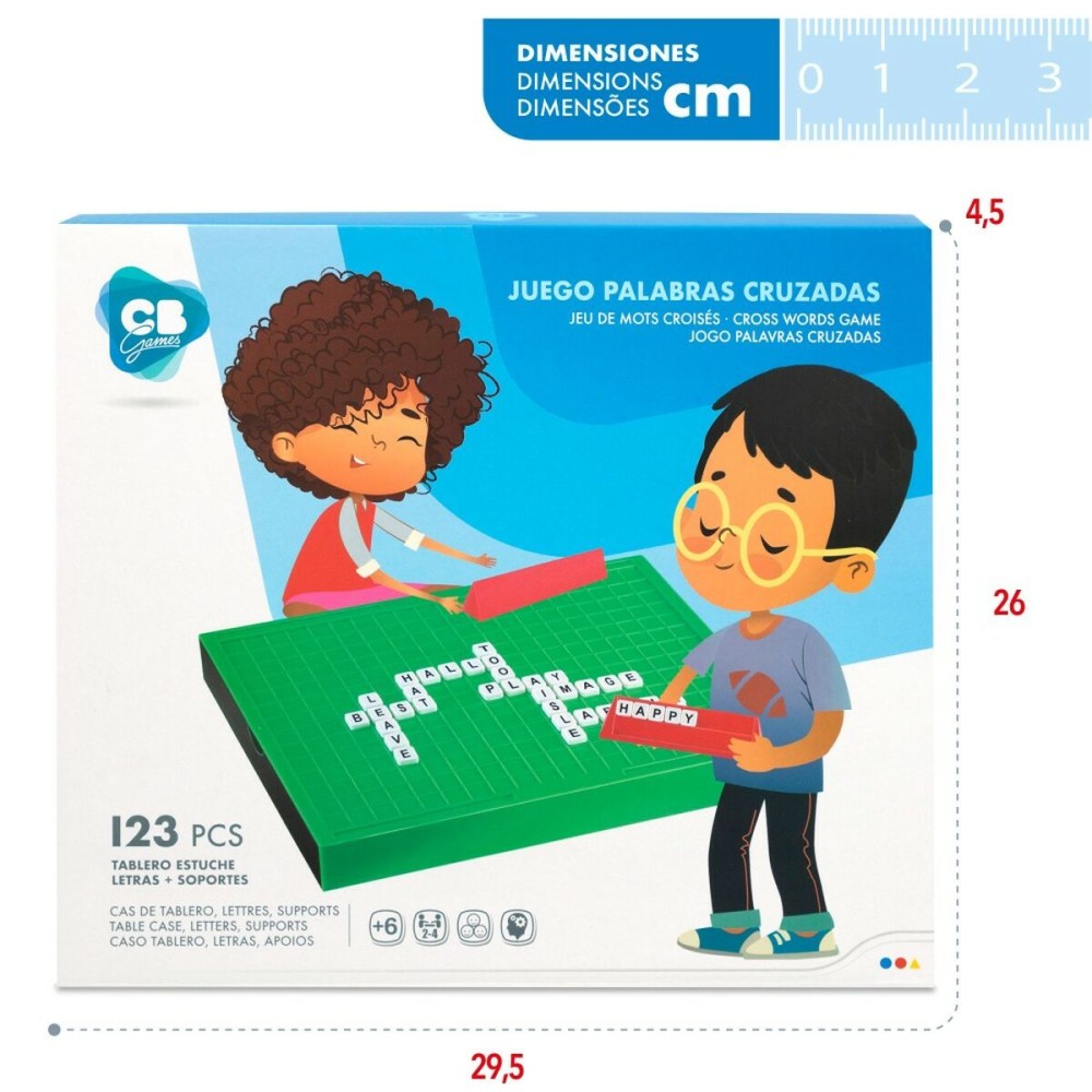 jeu de mots Colorbaby   25,5 x 3 x 19 cm (6 Unités)