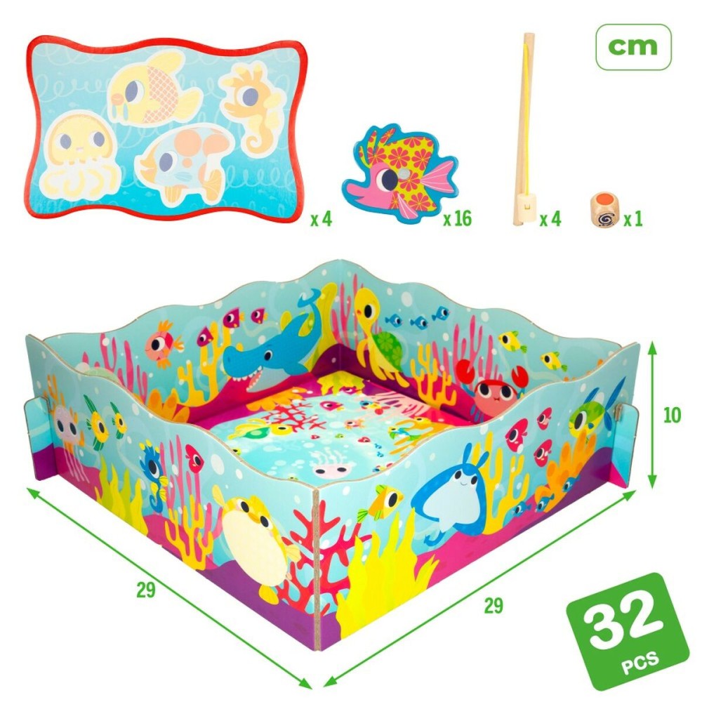 Tischspiel Lisciani Montessori Fischerei (6 Stück)