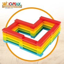 Konstruktionsspiel Woomax 100 Stücke 10 x 0,5 x 1,8 cm (6 Stück)