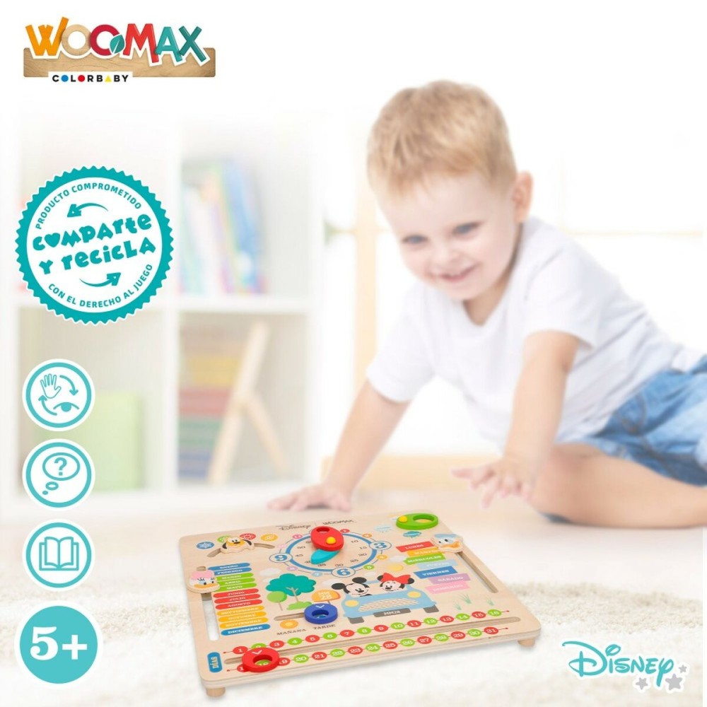 Educational Game Disney Calendar 30 x 3,5 x 30 cm (6 Units)