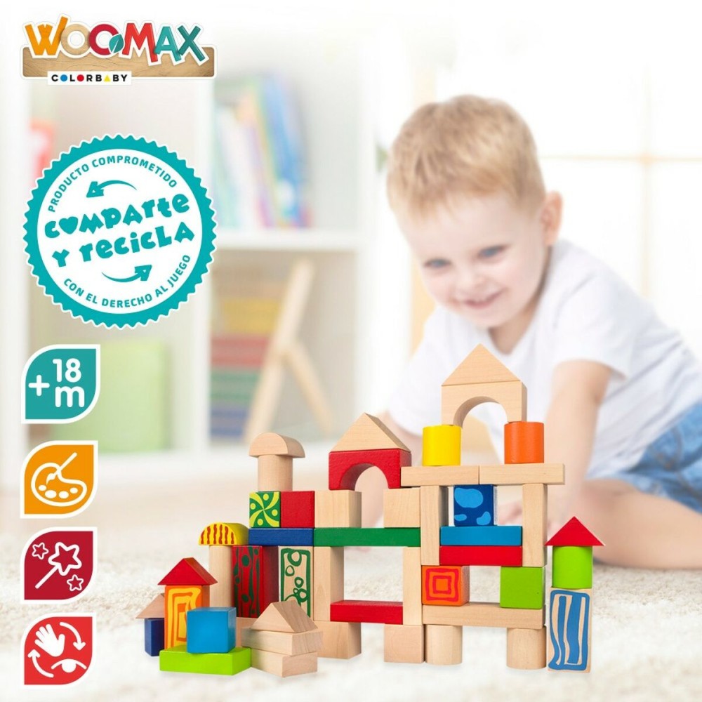 Set de construction Woomax 50 Pièces (6 Unités)