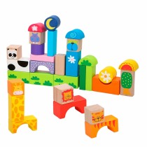 Set de construction Woomax animaux 32 Pièces (6 Unités)