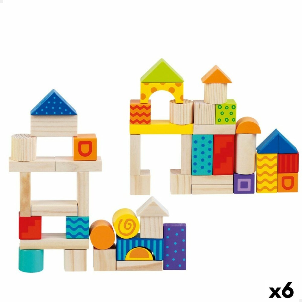 Set de construction Woomax 50 Pièces (6 Unités)