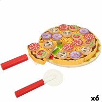 Jeu en bois Woomax Pizza 27 Pièces (6 Unités)